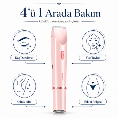 Jilet Tahrişi Olmadan Pürüzsüz Kadın Tıraş Makinesi