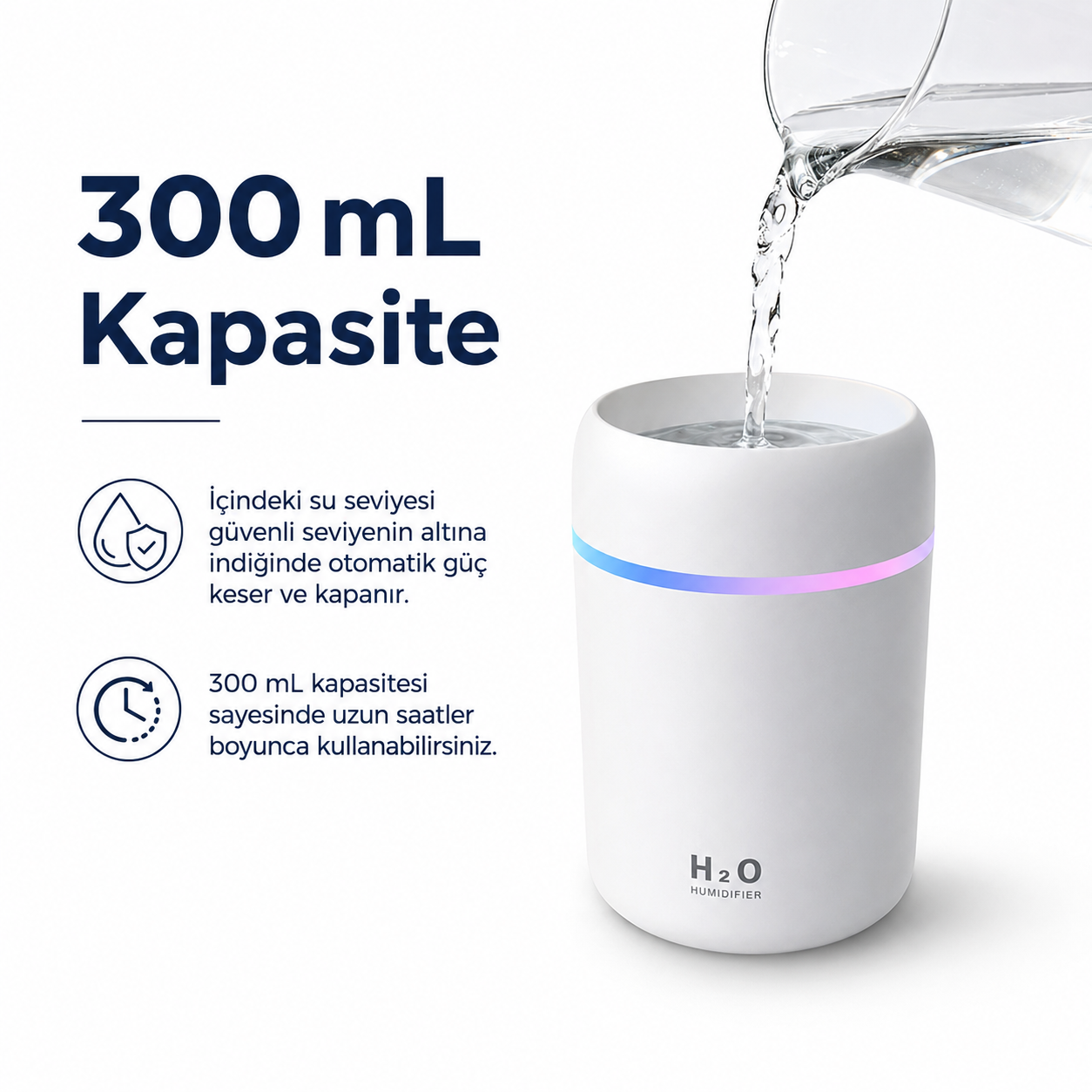 Kuru Havaya Karşı Ferahlatan Mini Hava Nemlendirici