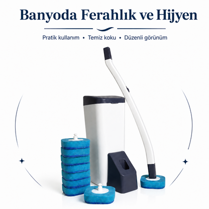 Kirli Fırça Derdi Olmadan Hijyenik Klozet Temizliği